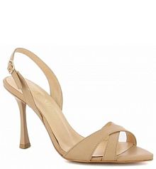 Sandały na szpilce Carinii beżowe