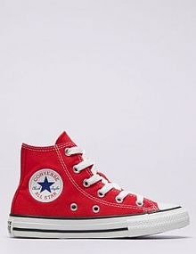 Sneakersy Converse czerwone dziecięce Chuck Taylor As Core