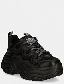 Sneakersy Buffalo  czarne damskie 1636186.BLK