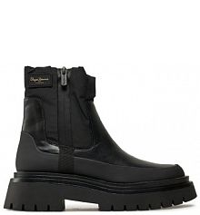 Botki Pepe Jeans czarne damskie 