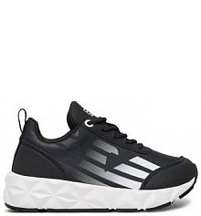 Sneakersy EA7 Emporio Armani czarne dziecięce 