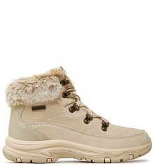 Buty trekkingowe wysokie Skechers beżowe damskie 