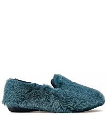 Kapcie Scholl niebieskie damskie 