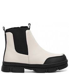 Kozaki Nelli Blu beżowe dziecięce 