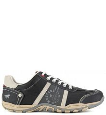 Sneakersy Mustang szare męskie 