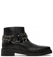 Botki Patrizia Pepe czarne damskie 