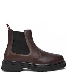 Sztyblety Tommy Jeans brązowe męskie 