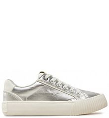 Sneakersy Pepe Jeans srebrne dziecięce 