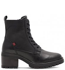 Botki na słupku Lasocki czarne 