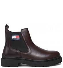 Sztyblety Tommy Jeans brązowe męskie 