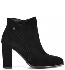 Botki na słupku Lasocki czarne 