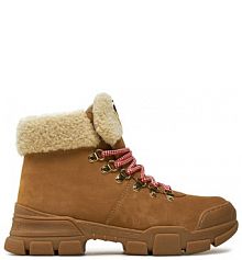 Trapery LOVE MOSCHINO brązowe damskie 