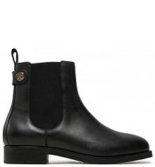 Botki Tommy Hilfiger czarne damskie 