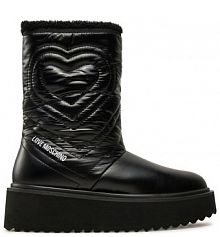 Śniegowce LOVE MOSCHINO czarne damskie 