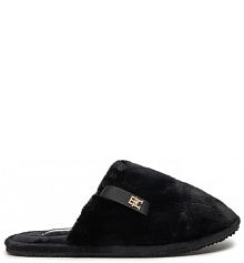 Kapcie Tommy Hilfiger czarne damskie 