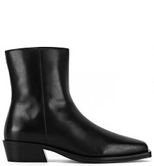 Botki na słupku GINO ROSSI czarne 