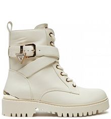 Botki Guess écru damskie 