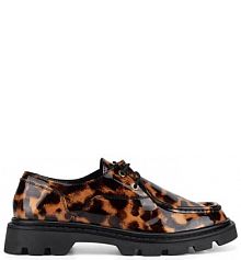 Półbuty Eva Minge brązowe damskie 