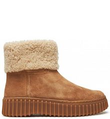 Botki Clarks brązowe damskie 