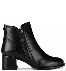 Botki na słupku Lasocki czarne 