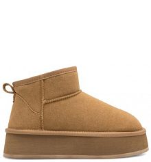 Śniegowce Jenny Fairy brązowe damskie 