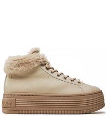 Botki Calvin Klein Jeans beżowe damskie 