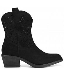 Botki na słupku Jenny Fairy czarne 