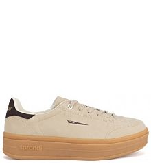 Sneakersy Sprandi beżowe damskie 