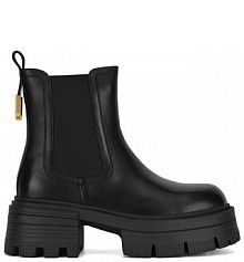 Botki na słupku Badura czarne 