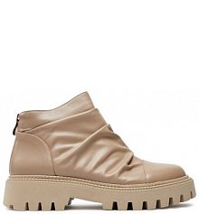 Botki R.Polański beżowe damskie 