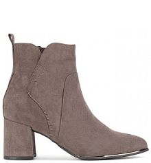 Botki na słupku Jenny Fairy szare 