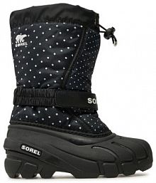 Śniegowce Sorel czarne dziecięce 