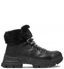 Botki LOVE MOSCHINO czarne damskie 