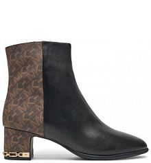 Botki na słupku MICHAEL Michael Kors brązowe 