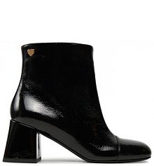 Botki na słupku LOVE MOSCHINO czarne 