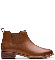 Botki Clarks brązowe damskie 