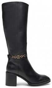 Kozaki na obcasie Tommy Hilfiger czarne 