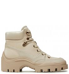 Botki Guess beżowe damskie 