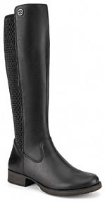 Kozaki na obcasie Rieker czarne 