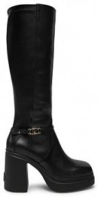 Kozaki na obcasie Liu Jo czarne 