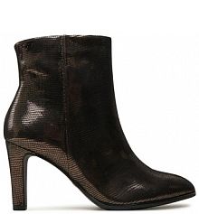 Botki na słupku Tamaris czarne 