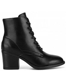 Botki na słupku Clara Barson czarne 