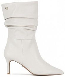 Botki na szpilce Nine West białe 