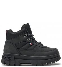 Trzewiki Tommy Hilfiger czarne dziecięce 