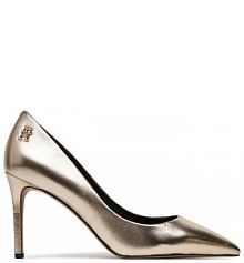 Szpilki Tommy Hilfiger złote 