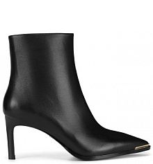 Botki na szpilce GINO ROSSI czarne 