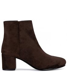 Botki na słupku Jenny Fairy brązowe 