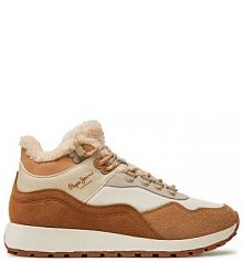 Sneakersy Pepe Jeans beżowe damskie 