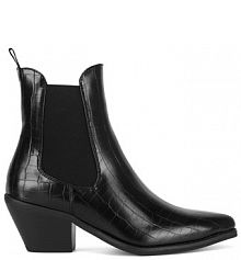 Botki na słupku Jenny Fairy czarne 