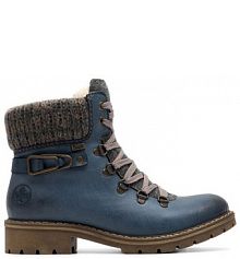 Botki Rieker niebieskie damskie 